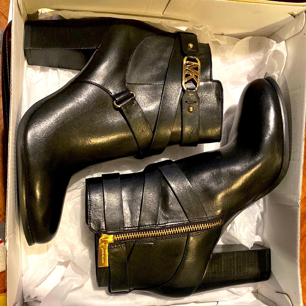 Michael Kors Black Booties Brand New